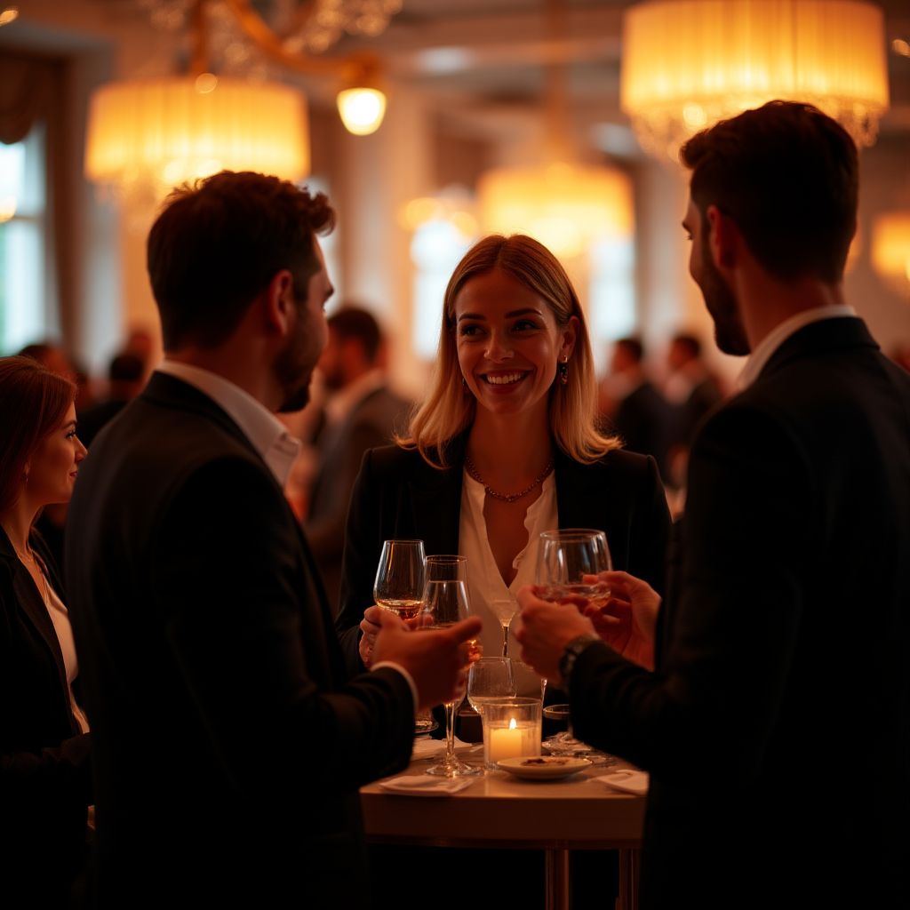 Evento de networking financiero
